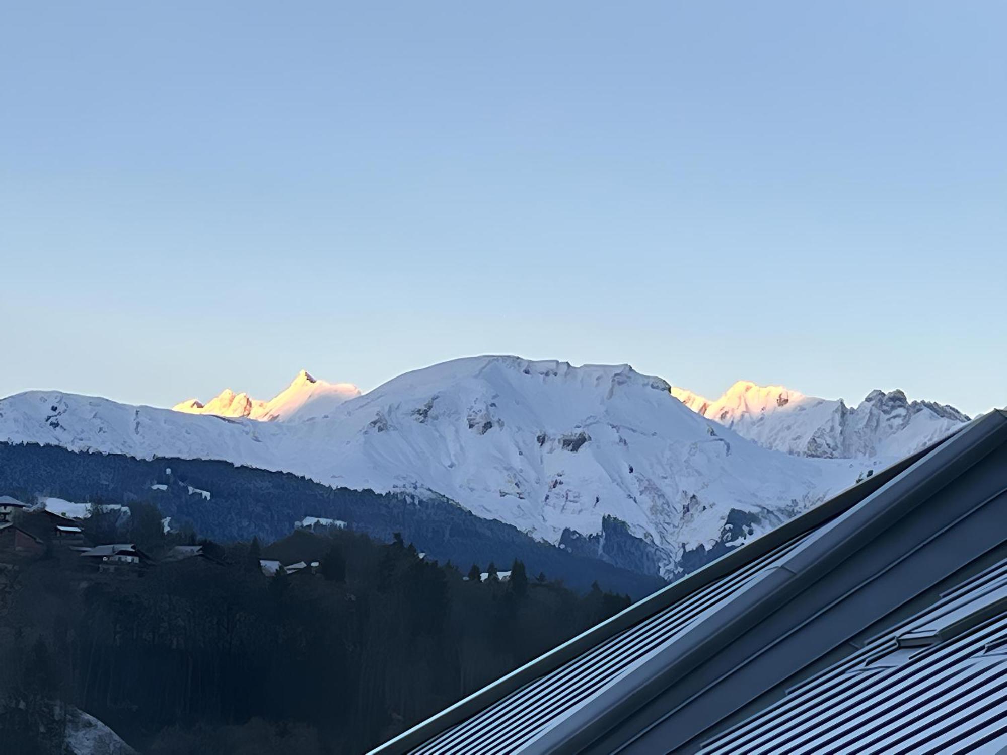 Ski Ou Thermes? Un Appt Cabine Avec Vue Magnifique Saint-Gervais-les-Bains Eksteriør bilde